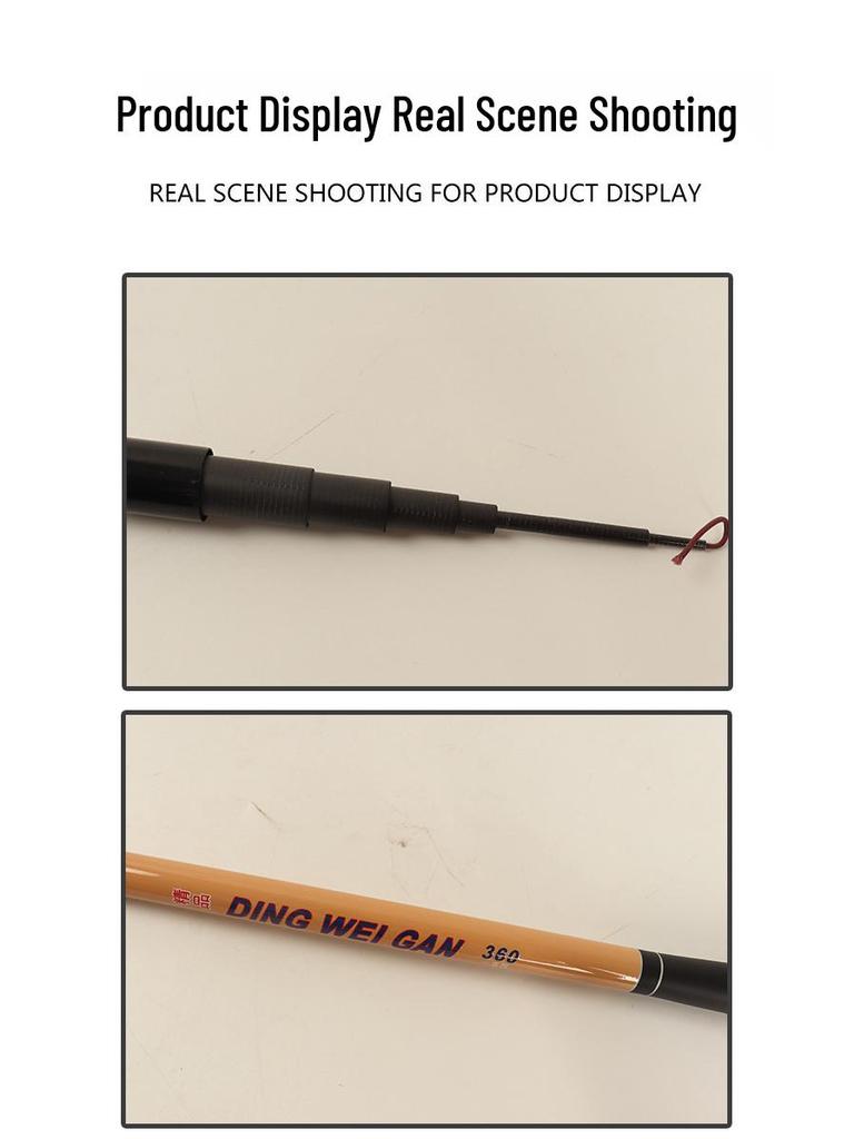 Carbon Ultra-Short 28-Section Retractable Fishing Rod - Ultra-Hard, Portable, Ideal for Leisure and Wild Fishing