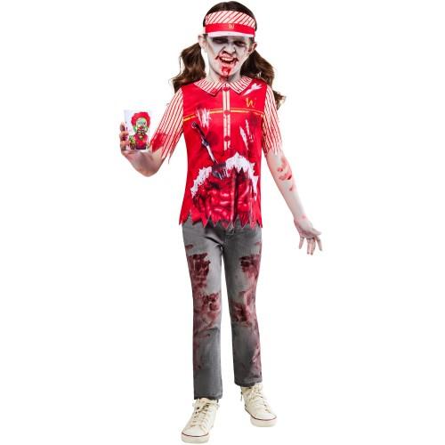 Bristol Novelty Childrens/Kids Zombie Burger Worker Costume