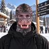 Windproof Balaclava Ski Mask 3D Printed Neck Gaiter Novelty Face Cover  Skiing
