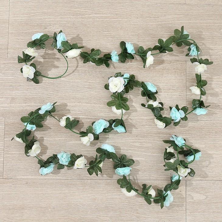 45 Rose Vine Artificial Silk Flowers - Decorative Simulation Vines