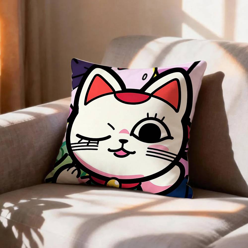 CUTE DDandadan TTurbo GGranny Pillow Case Pattern Printed Pillowcase For Living Room Sofa Cushion Cover