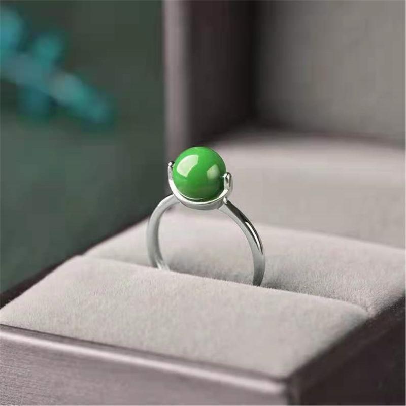 Unisex Bead Finger Jewelry Fashionable Wedding Rings Adjustable Size Opening Rings Metal Material Adjustable Rings