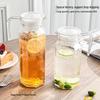 Acrylic Octagonal Cold Water Kettle - Large Capacity, Drop-Resistant, Food Grade Transparent Jug for Juice