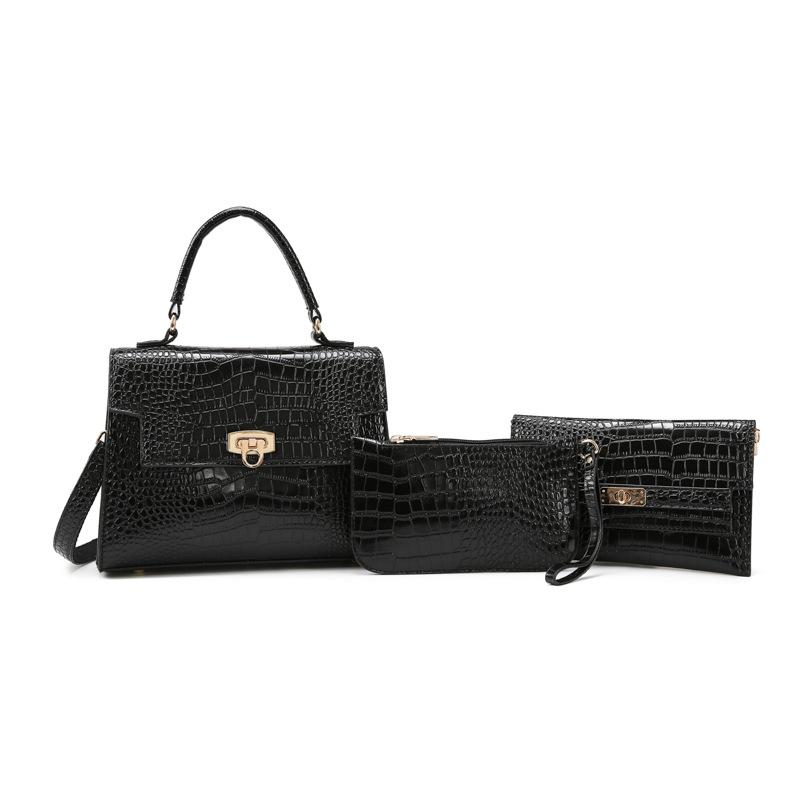 Women's bag new retro mother and child bag shoulder messenger bag women's handbag multi-piece set