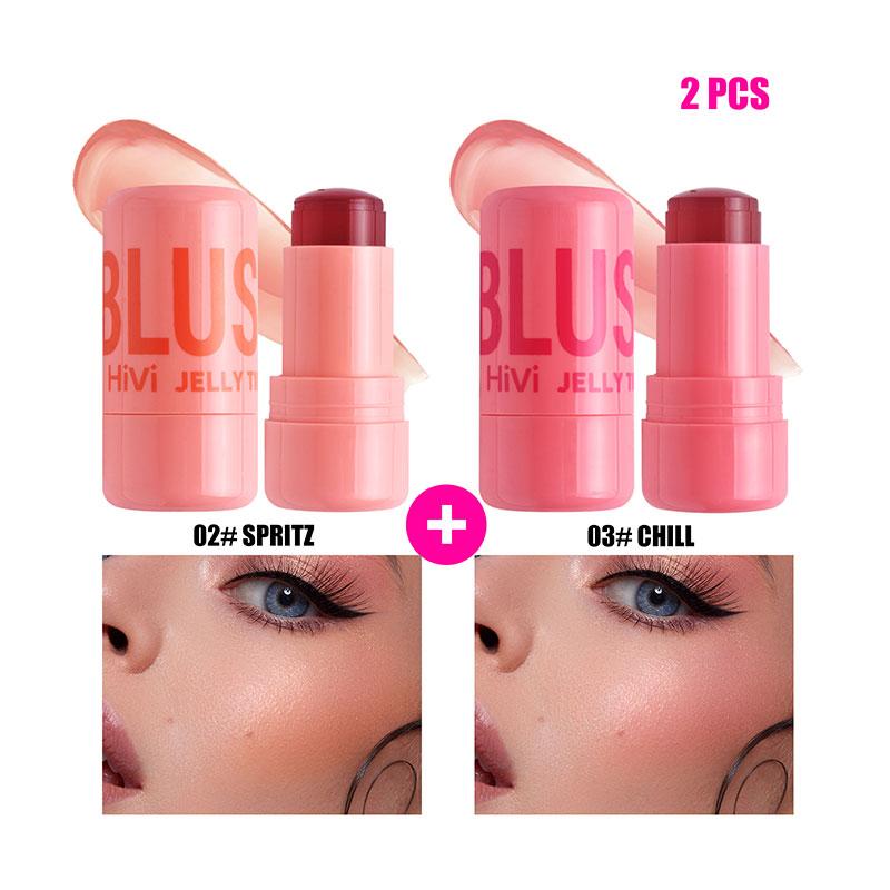 [Buy 1 Take 1] Multifunctional Blush Cream Long-Lasting High Pigment Lipstick Eyeshadow Stick
