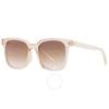 Calvin Klein Brown Gradient Square Ladies Sunglasses Ck20519s 270 55