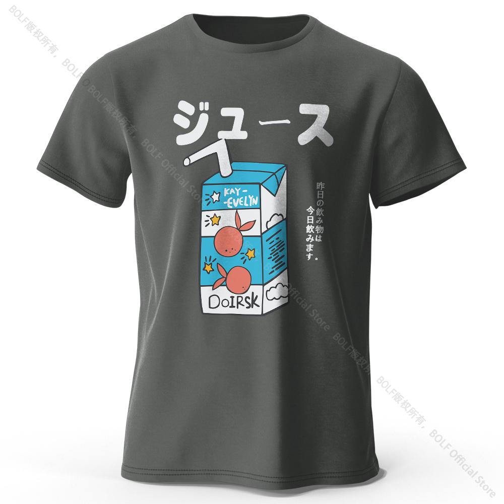 Japanese Soda Pop Anime Printed 100% Cotton T-Shirt, Ultra Soft Round Neck Short Sleeve Tee for Men & Women