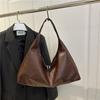 Pu Water Bucket Bag With Zipper And Cell Phone Pocket For Casual Street Style