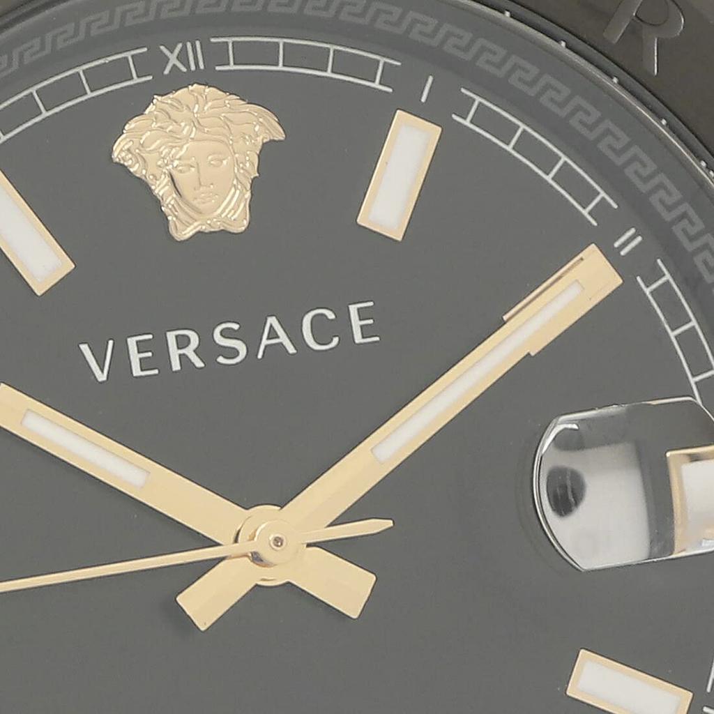 Hodinky Helenium 41mm Automatický náťah Čierne VERSACE VEZI00321 Nehrdzavejúca oceľ [Versace] Pánske [Položka]
