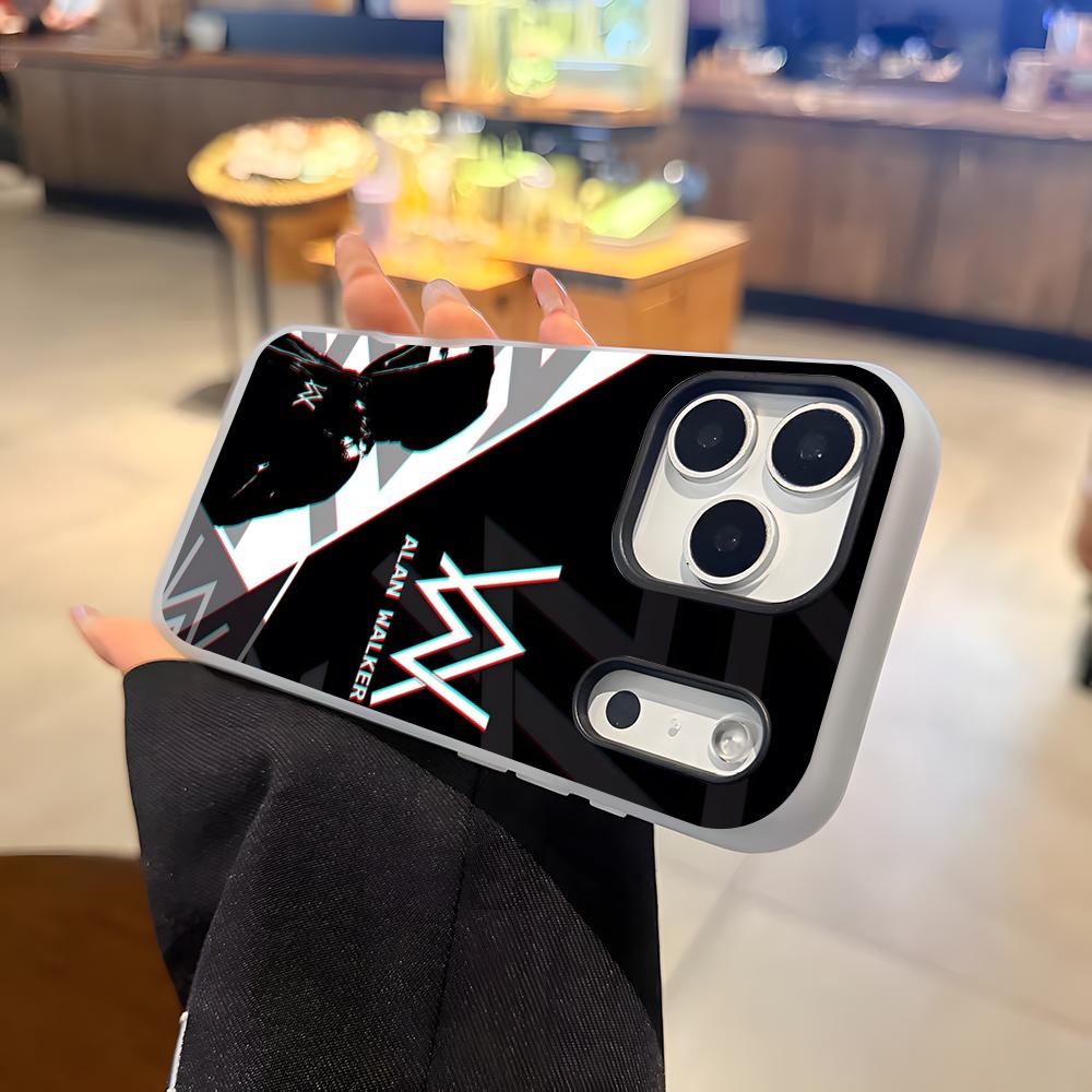 A-Alan Walker DJ Phone Case For IPhone 17 Air 16 E 15 14 Plus 13 12 11 Pro Max Jelly 2 In 1 Protective Case