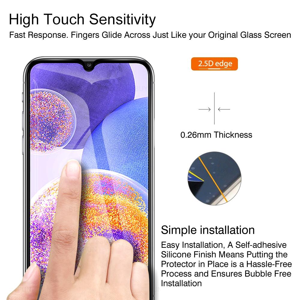Vetro Temperato Con Cornice Nera Per Oppo A73 5G – Pellicola 9H Full Face