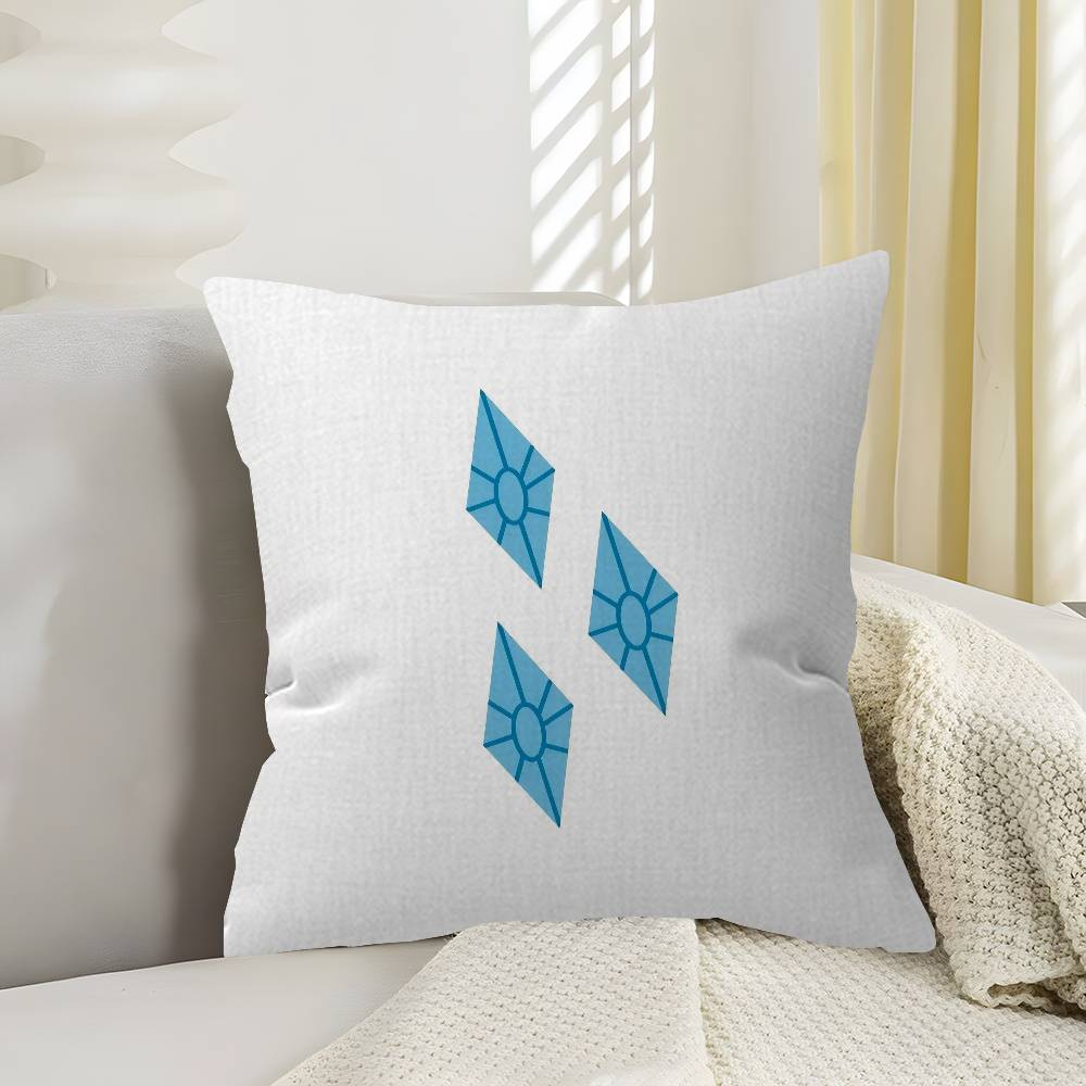Cute LlittlePponyS Cushion Cover Polyester Sofa Cushions Decorative Throw Pillows Home Decoration Pillowcover