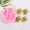 Silicone Baking Molds Detailed Skull Shaped Cake Moulds DIY Chocolate Mould