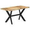 Day and Night - Day and Night Dining Table Solid Rough Mango Wood 140x70x75 Cm