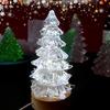 Christmas Tree Setting Ornaments Silicone Mold Epoxy DIY Decoration Making Candle Melt Resin Polymer Clay Home Decor