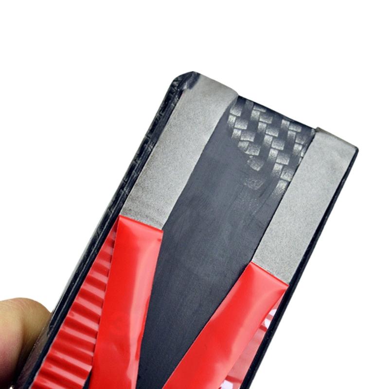 Car Body Styling Carbon Fiber Trim Set With Aerodynamic Spoiler Rubber Sealing Fit Door Window Trunk Edge Protection ABS Material Weatherproof Design