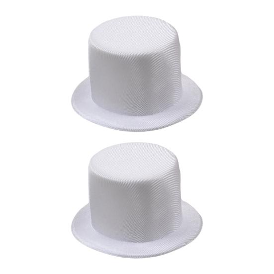 Mini Top Hat 9cm EVA Baby Toppers for Dolls Crafts Black/White Pet Costume Accessory