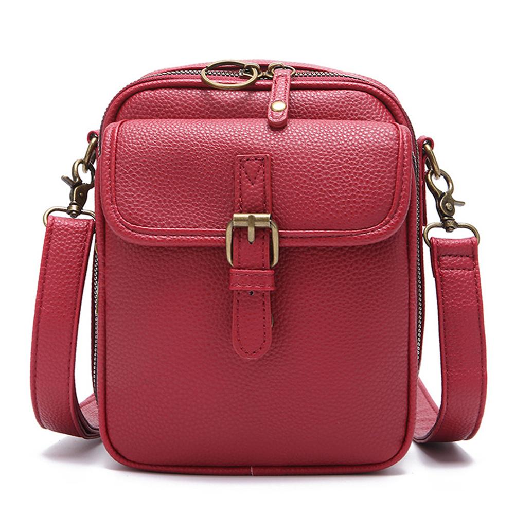 PU Leather Crossbody Shoulder Bags Vintage Anti-Theft Shoulder Bag Large Capacity Messengers Bag Handbags Purses for Women Men