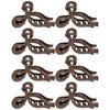 Solid Color Elastic Soft Silicone Hair Clip Fashionable and Elegant Shark Clip Hair Accessories