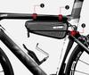 WILD MAN Rainproof Hard Shell Bike Frame Bag for Under Seat Bicycle Triangle Frame for Road Mountain Cycling 1.2L (Black, ES4)