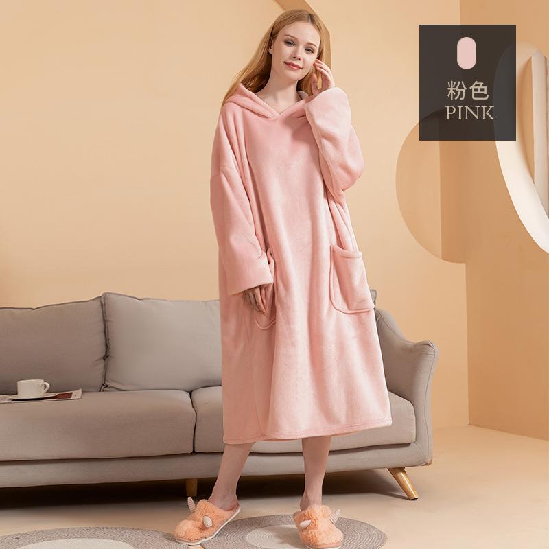 

Носимая толстовка-одеяло для мужчин, оверсайз, с капюшоном, уютное теплое флисовое одеяло с рукавами, взрослые зимние домашние халаты с карманом One size