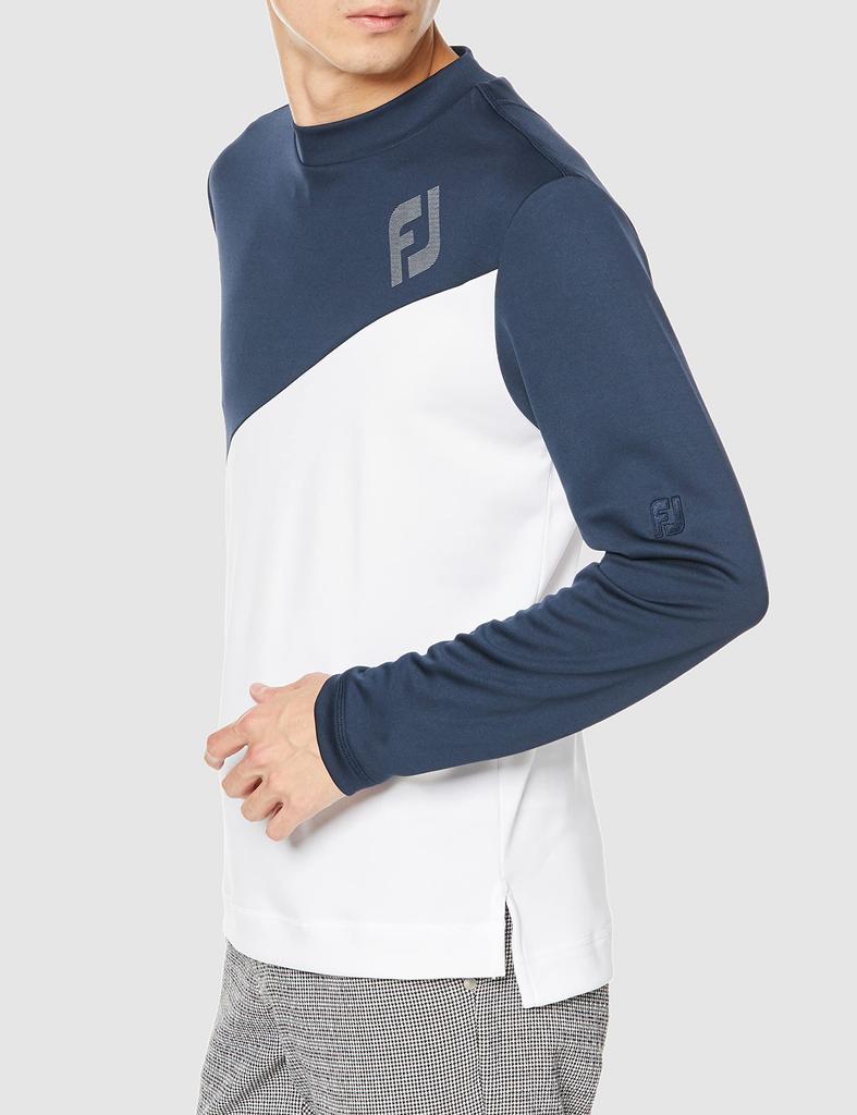 FootJoy FUEL Thermo Mock Neck Shirt FJ-F22-S15 Men's Navy/White XL