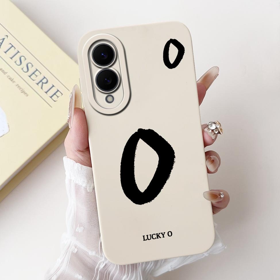 For Samsung Galaxy S25 Edge Case Cover Simple Fashion Letters Luxury Crown Flowers Painted Silicone Phone Case S937U S937B S9370
