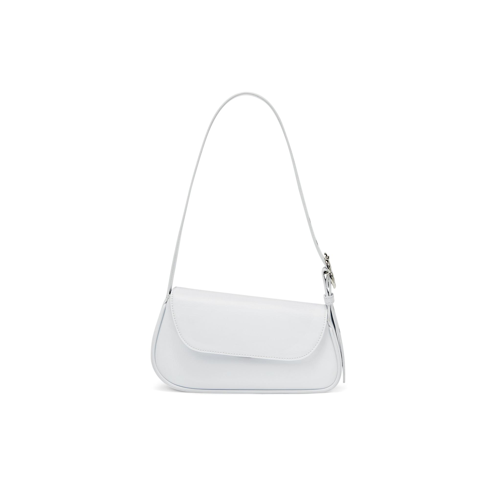 

New CHARLES&KEITH PU Shoulder Bag Women s White/Green/Black CK2-20782039 23.1*6.1*10.9CM