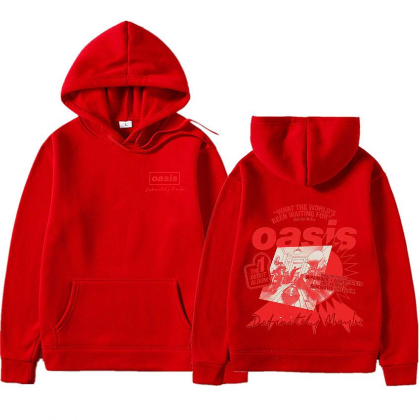 Oasis Punk Hoodie Loose Casual Pullover High Quality Y2k Clothes Pop Oversized Tracksuit Autumn Winter Sweatshirt Unisex