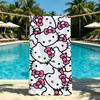 H-Hello Cute K-Kitty Summer Beach Towel, Super Absorbent Quick Drying For Outdoor Camping Swimming Pool Travel Holiday