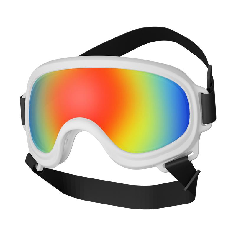 RTS Anlorr 26 Year New 3043 Color Animal Glasses Large Frame Adjustable Sunglasses Medium Large Dog Glasses Dog Goggles (as the picture,L)