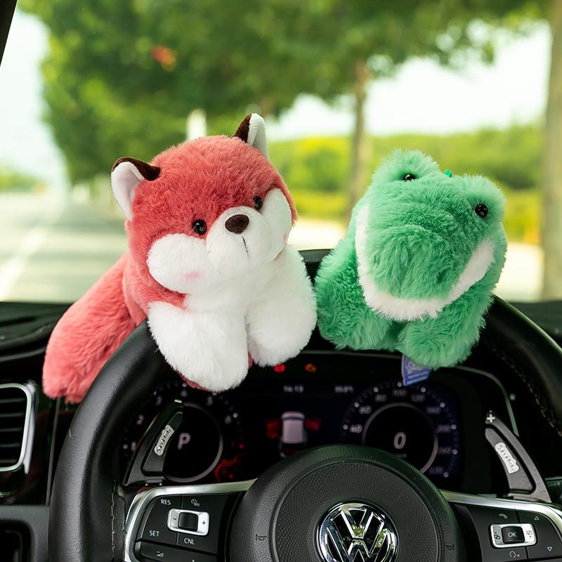 Plush Cartoon Animal Toys Fox Stuffed Dolls Zoo Souvenir Kids Birthday Gift