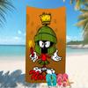 Customizable personalized beach towels Marvin the Martian themed designs.Suitable for the beach, yoga, sports;ideal as beach accessories