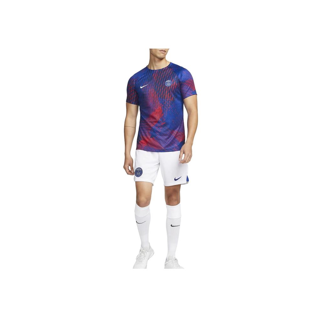 Nike Fotbalová tréninková mikina Paris Saint-Germain s raglánovými rukávy Pánské topy Modrá DR1487-418