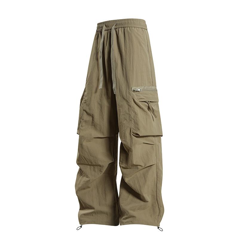 New Outdoor Multi-Pocket Casual Overalls Men's and Women's Long Pants Wide Leg Pants Men's