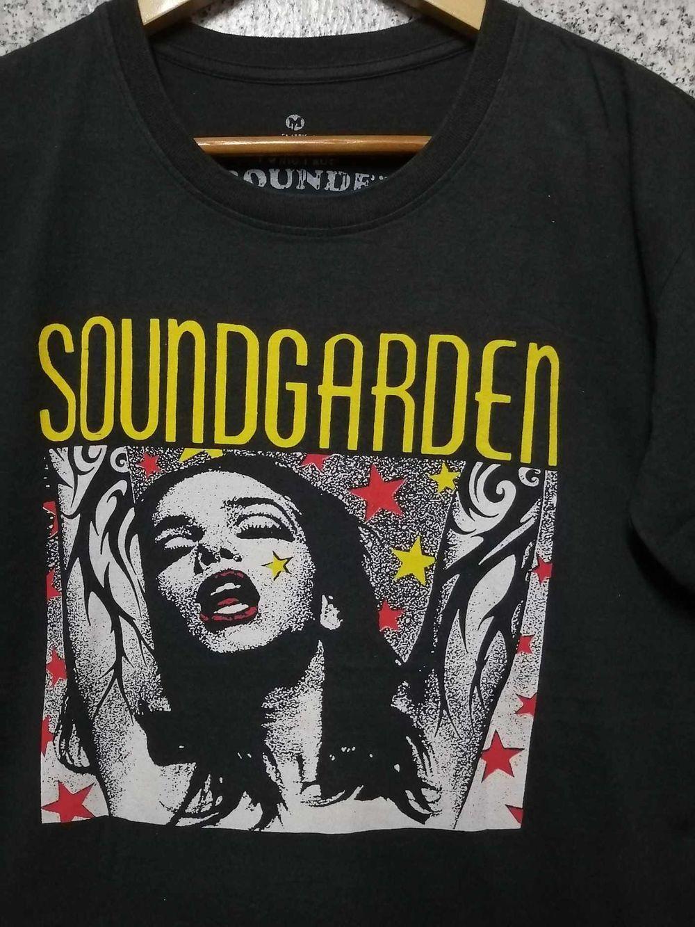 Soundgarden Band Tshirt Soundgarden Retro Black Unisex Shirt S-5XL KH15090 S