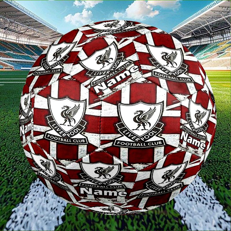 Custom Name Personalized Liverpool F.C-A Print Size 5 Soccer Ball Training & Match Football, for Team, Kicking, Gift for Football Enthusiasts
