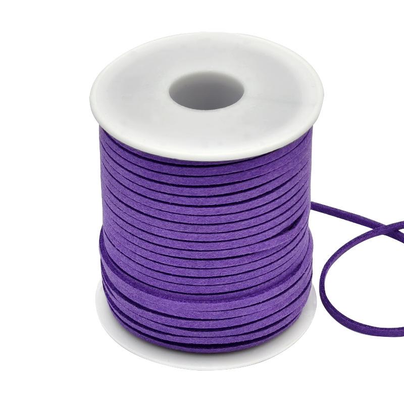 Coffret cadeau pour gâteau aux fleurs en corde de daim: Ruban de velours pour décoration de bouquet, matériel fait main DIY