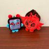 Derniers Peluches Alastor Style Flamme Super Mignon Anime Vox Porte-clés Pendentif Animation Hazbin Sac à Dos Hôtel Poupée Peluche Décor