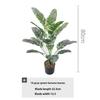 Large Nordic-style Banana Leaf Potted Plant - Indoor Decoration and Landscaping
