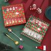 Christmas Fork And Spoon Set, Christmas Gift Box Tableware, Stainless Steel Tableware, Coffee, Tea And Dessert Fork And Spoon