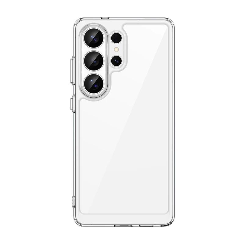 High Quality Minimalist Acrylic Transparent Phone Case for Samsung Galaxy S26 Ultra Pro Camera Protect Shockproof Cover Funda