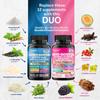 Zoyava Kortisol & Myo-Inositol Allt-i-ett Kosttillskott – Multivitaminkomplex med Extra Styrka Ingredienser för Fitness & Välbefinnande Stöd