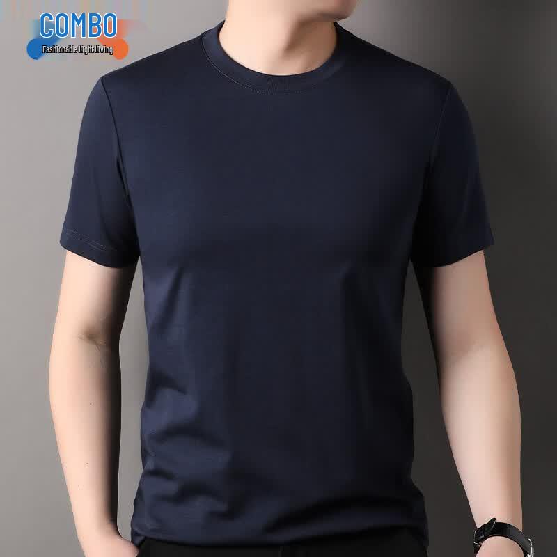 Men's Cool-Touch Long-Staple Cotton Short Sleeve T-Shirt