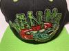 WANIMA X LEFLAH Official Limited Edition Collaboration Cap (Black Green X Red)