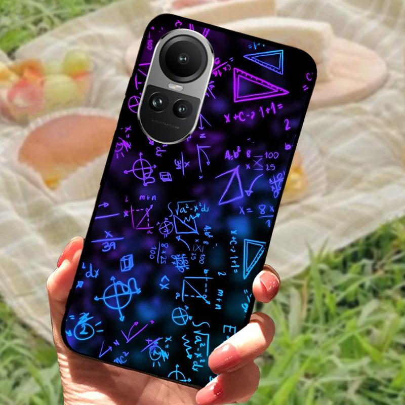 Para OPPO Reno 10 5G Reno 10 Pro 5G Capa de Celular Cool Fashion Capa de Celular Macia de Silicone Carcaças Para-choque Para Reno10 Reno10 Pro 5G Funda