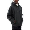 Uniqlo FW23 U Series Solid Color Knitted Long Sleeve Hooded Sweatshirt Men Sweatshirt Dark-Gray 461550-08