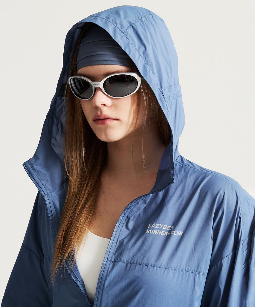 Lazybee [Summer] Ultralight Packable Air Glide Reflect Windbreaker Jacket W Blue