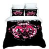 Anime Bettbezug Kissenbezug Bettwäsche Set H-Helluva Boss Erwachsener Junge Mädchen Schlafzimmer Dekoration Kinder Einzel Doppel Große Größe