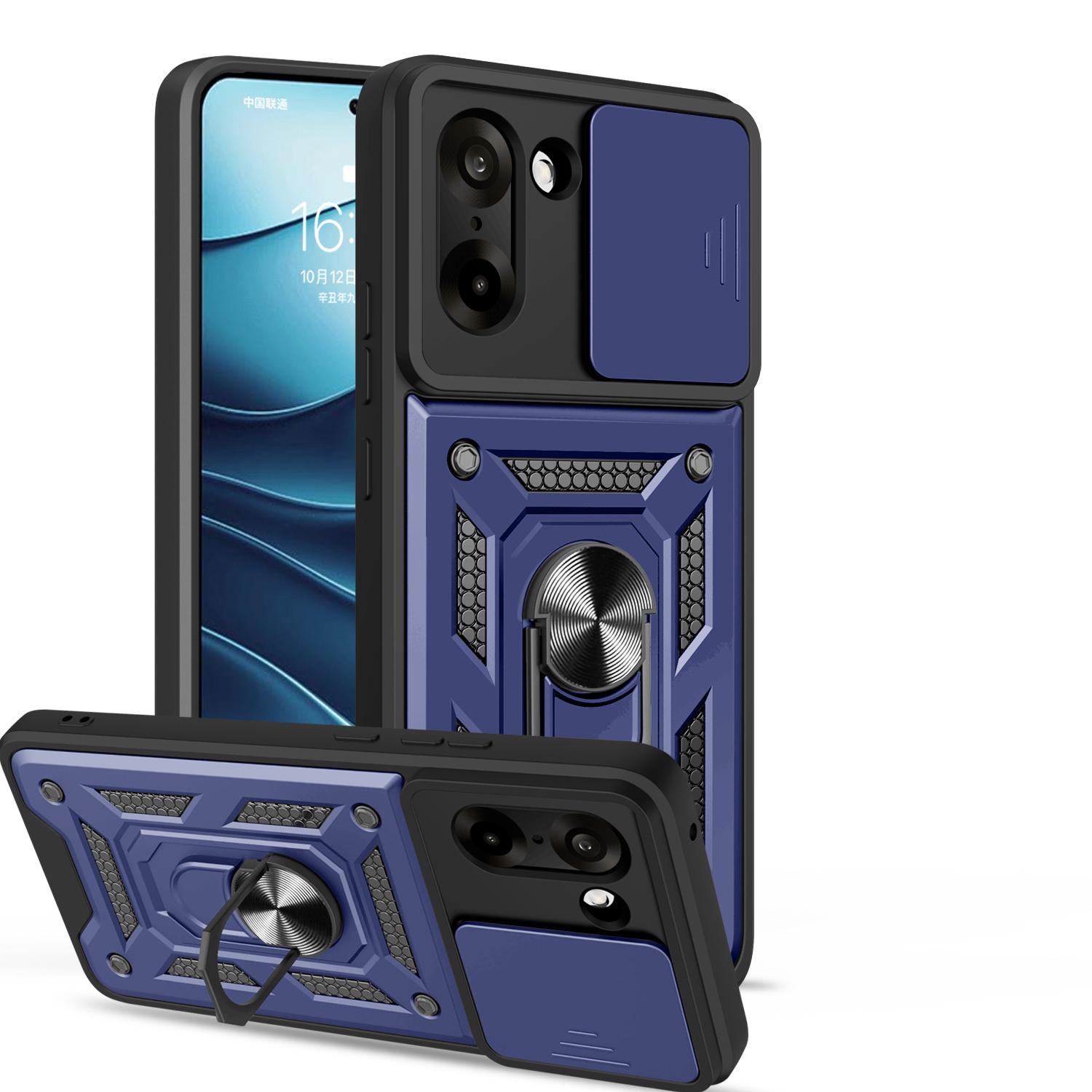 

Чехол для Oneplus Nord CE 5 5G ACE 5 Racing Case Слайд-камера Кольцо-подставка Ударопрочная крышка для Oneplus ACE 5 Racing Capa Oneplus Nord CE 5 5G синий